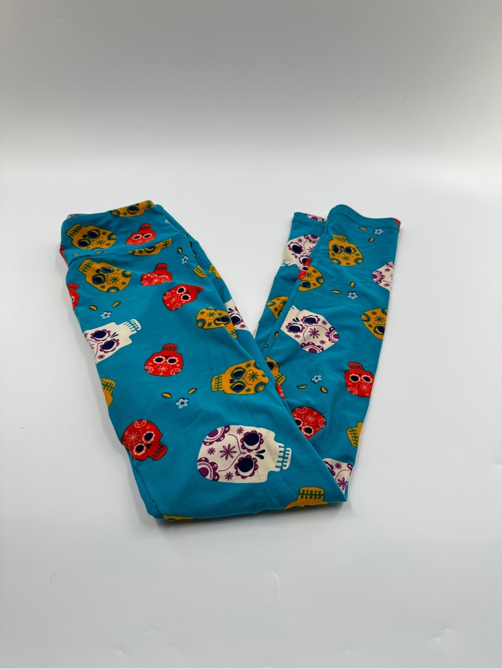 LuLaRoe Sugar Skull Leggings – One Size NWT